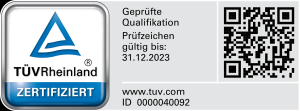 Kleinermann & Sohn GmbH - TÜV geprüfte Qualifikation